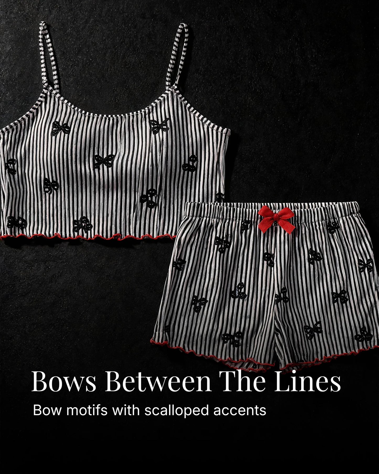 Stipped Pajama Set