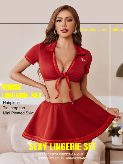 Naughty Nurse Lingerie Costume