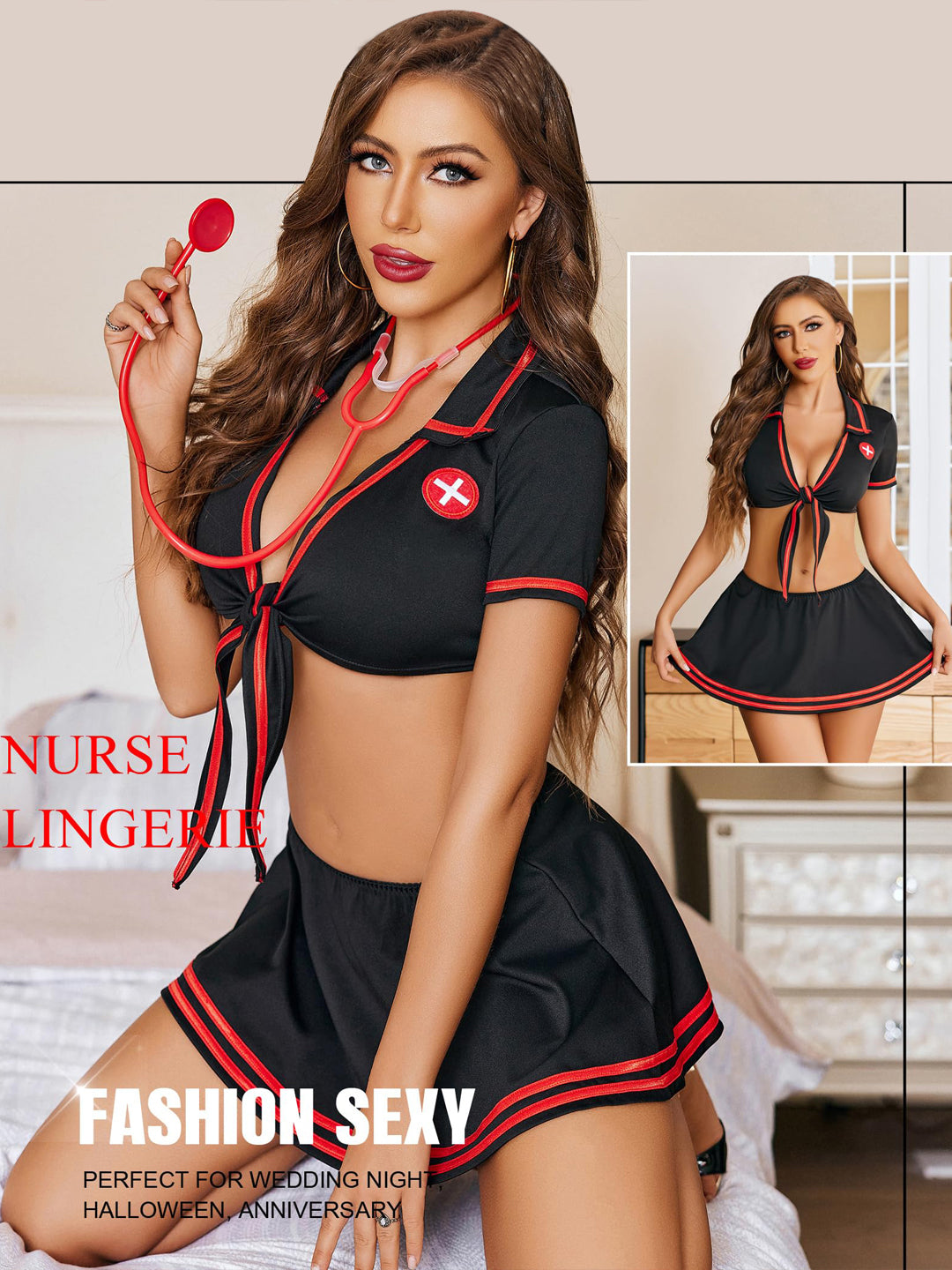 Naughty Nurse Lingerie Costume