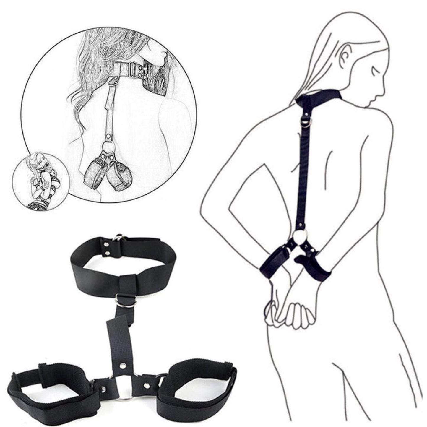 Collar To Wrist Restraints