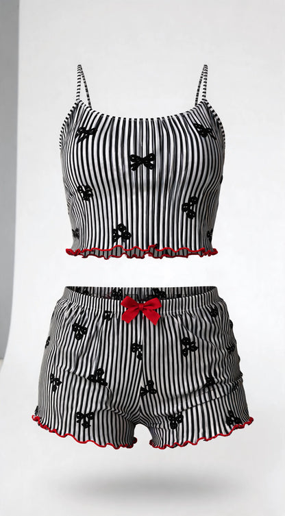 Stipped Pajama Set
