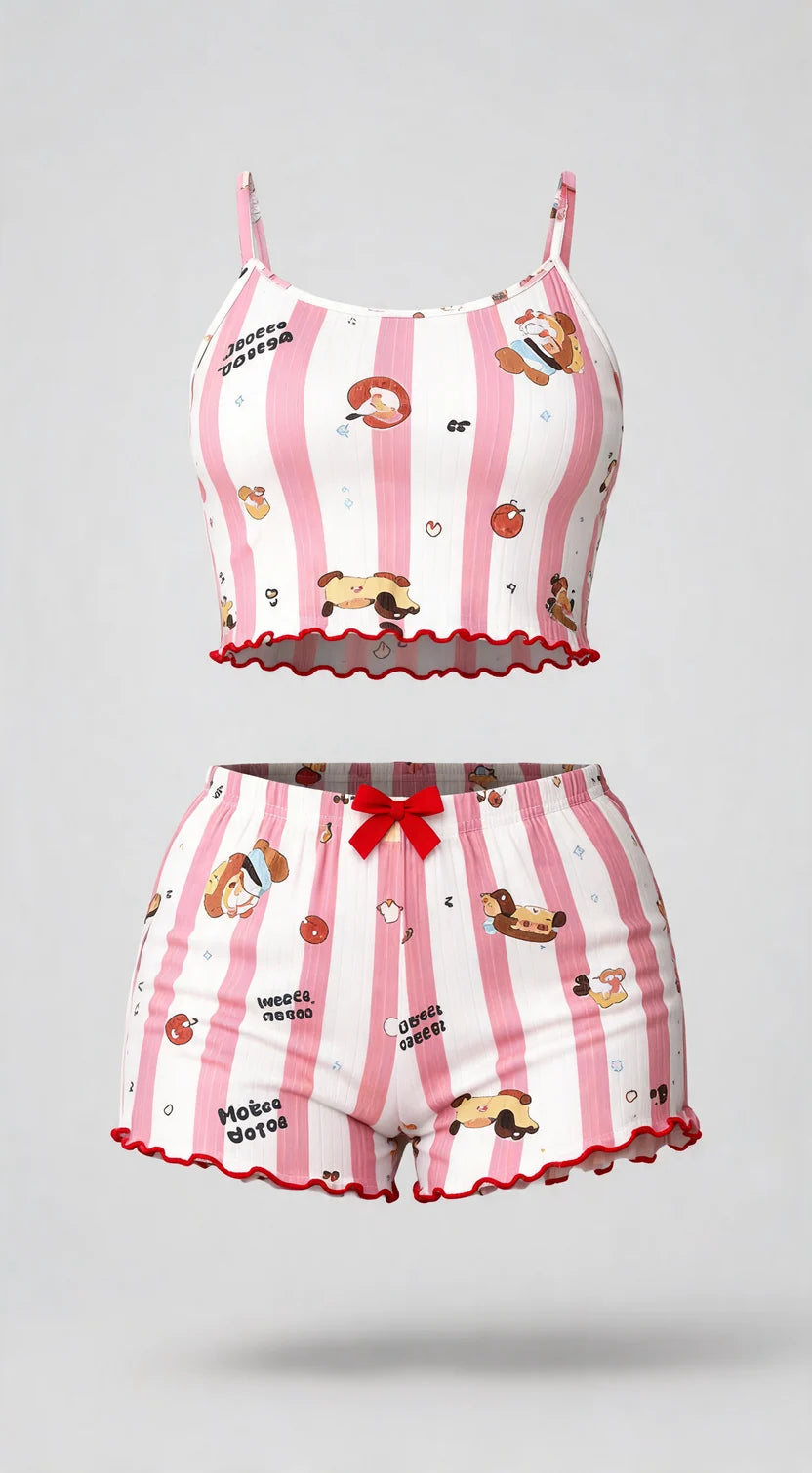 Beach Wibes Shorts Co-Ord Set