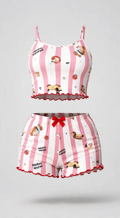 Beach Wibes Shorts Co-Ord Set
