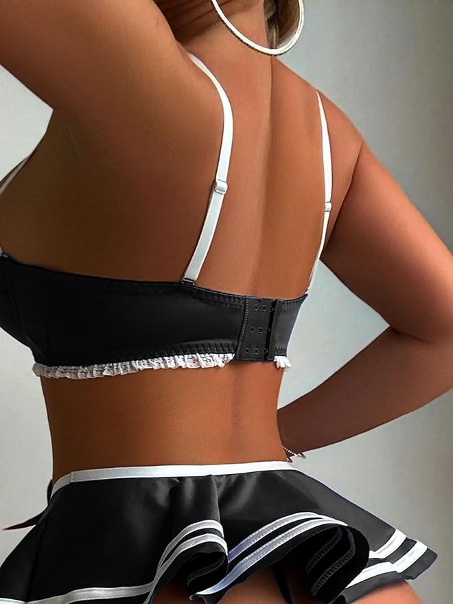 Bra and Skirt Panty Set Costume