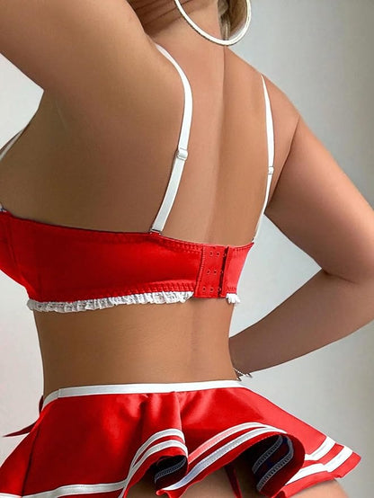 Bra and Skirt Panty Set Costume