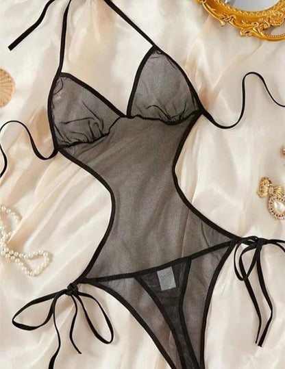 Deep V Teddy Lingerie
