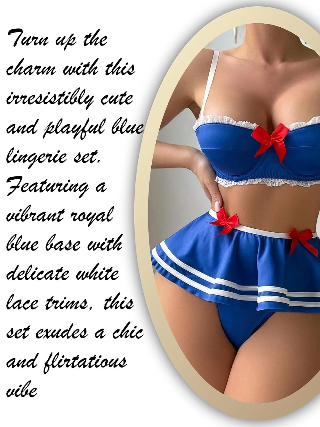 Bra and Skirt Panty Set Costume