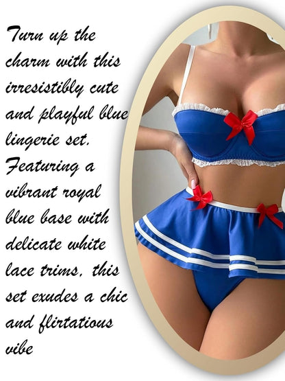 Bra and Skirt Panty Set Costume